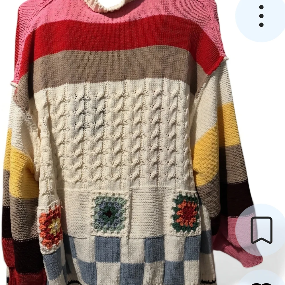 POL Colorful Crochet Women's Cardigan - Picture 4 of 6